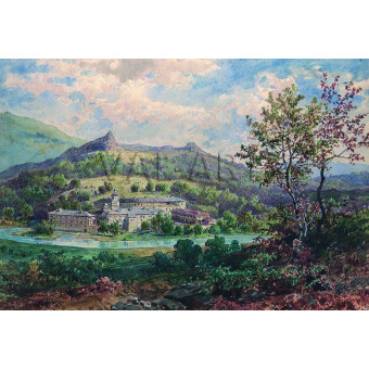 РЕПРОДУКЦИИ НА КАРТИНИ Троянски манастир (1880)